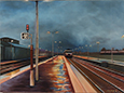 GARE VERS L'EST (81x60)